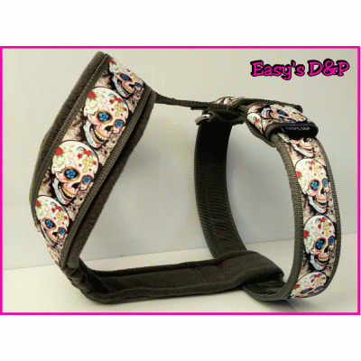 Tuig skull kruis grijs 2,5 cm Tuig skull kruis grijs 2,5 cm