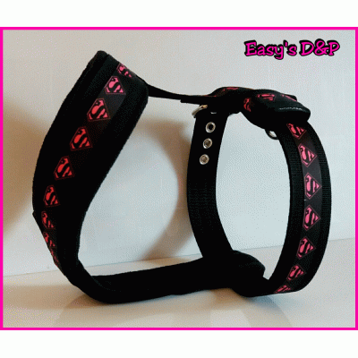 Tuig zwart roze superman zwart 2.5 cm Tuig zwart roze superman zwart 2.5 cm