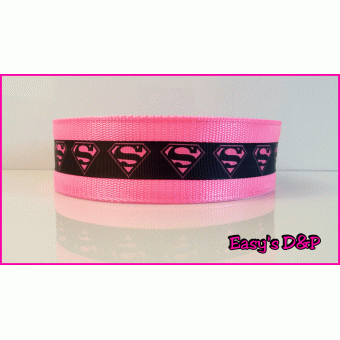 Roze zwart superman neon roze hb