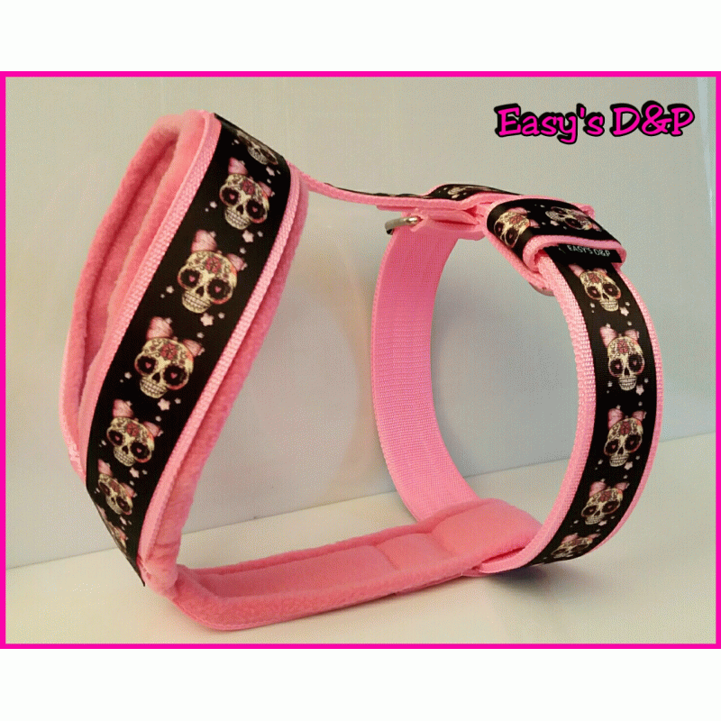 Tuig skull strik baby roze 