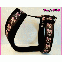 Tuig skull strik zwart 