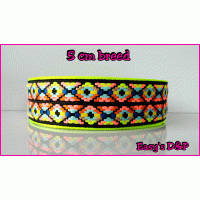 Tuig Bohemien style 2 neon geel