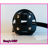 Muilkorf zwart biothane