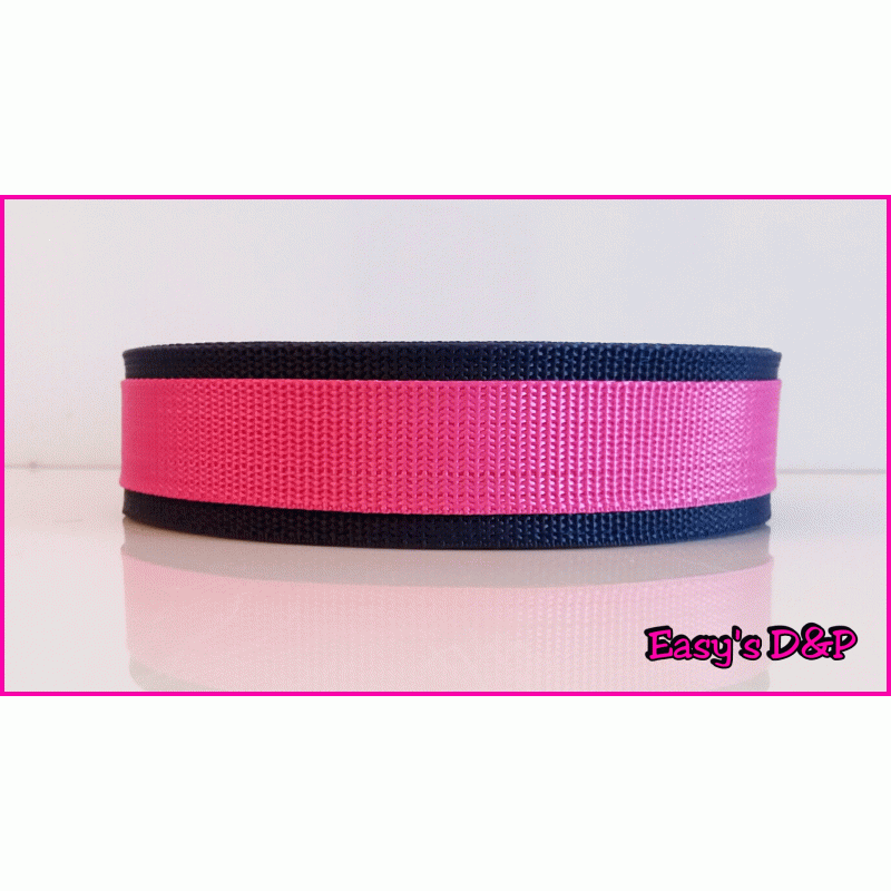 Hb donker blauw met fuchsia 