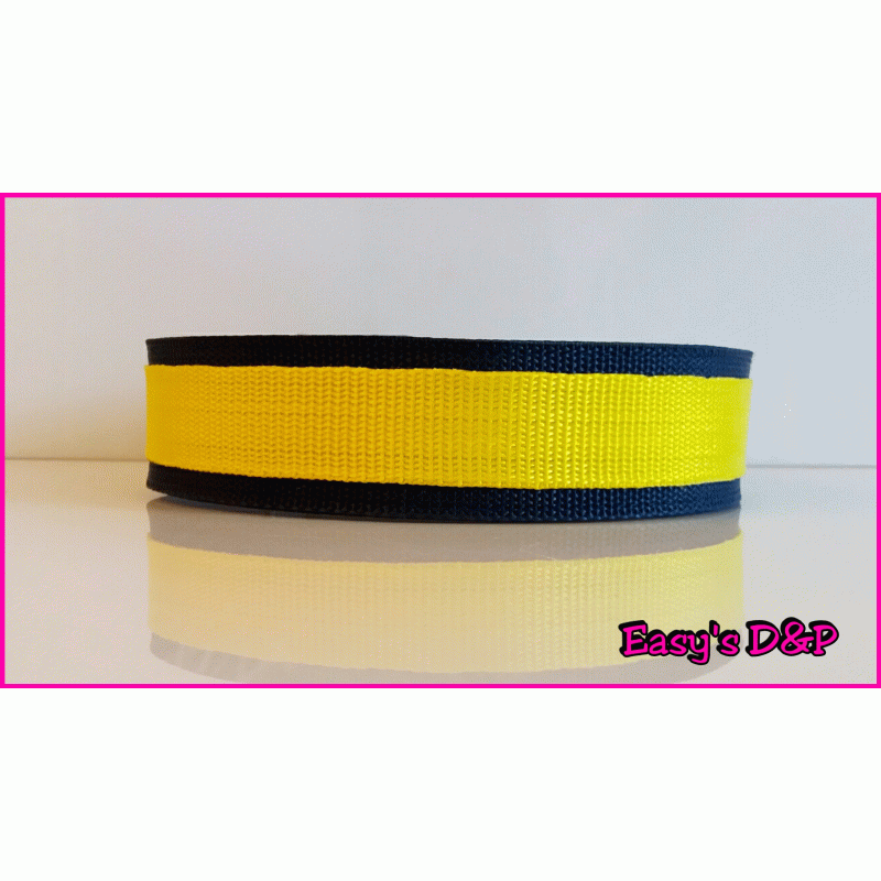 Hb donker blauw met geel