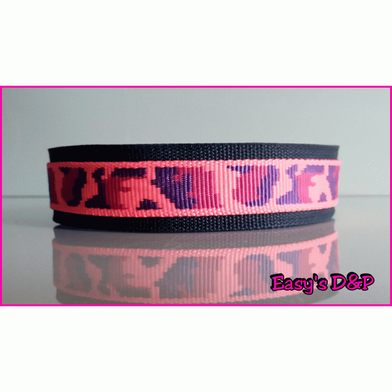 Hb donker blauw met roze paars camo