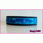 H.b donker blauw met blauw camo nylon