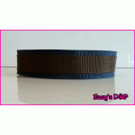 Donker blauw met bruin hb