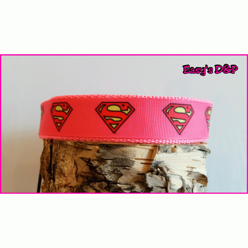 Superman neon roze 2.5 cm hb