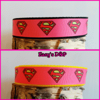Superman roze geel 2.5 cm hb