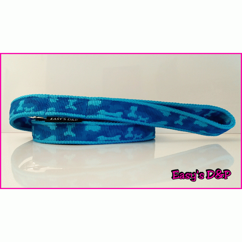 Sliplijn camouflage blauw