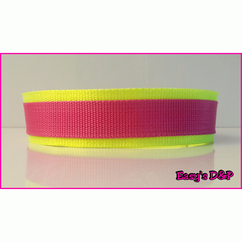 Neon geel met fuchsia hb