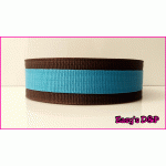Bruin met licht blauw hb