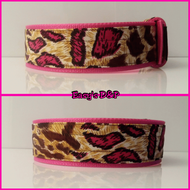 Panterprint fuchsia met bruin hb 