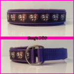 Sliphalsband paars Jack hartje 