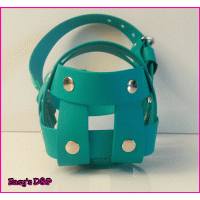 Muilkorf turquoise biothane