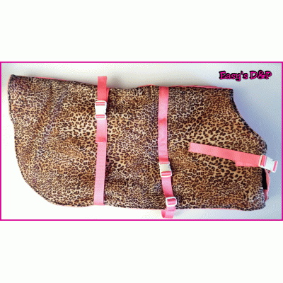 Jasje panterprint met neon roze Jasje panterprint met neon roze