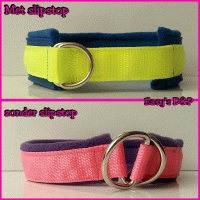 Sliphalsband i need space neon geel