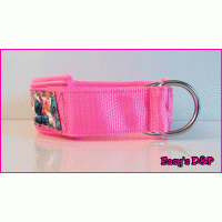 Sliphalsband neon roze Stitch 3