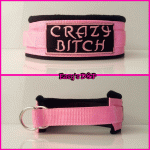 Sliphalsband crazy bitch