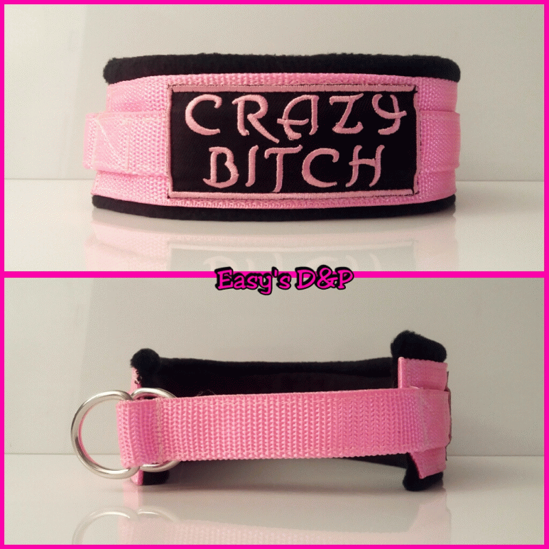 Sliphalsband crazy bitch