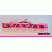 Roze camouflage nylon 2,5 cm hb