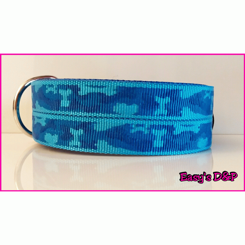Camouflage blauw nylon hb