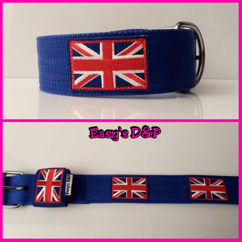 Engelse vlag blauw patch hb