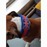 Engelse vlag blauw patch hb