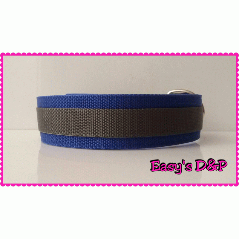 Kobaltblauw met grijs hb