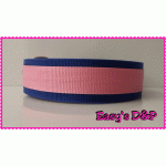 Kobaltblauw met baby roze hb