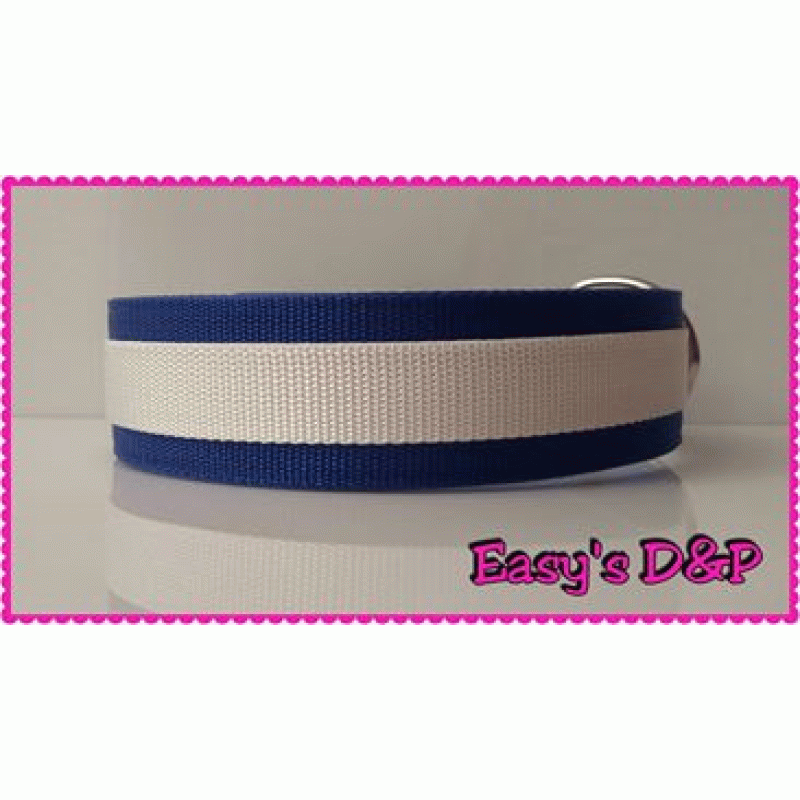 Kobaltblauw met wit hb