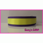 Paars met neon geel hb