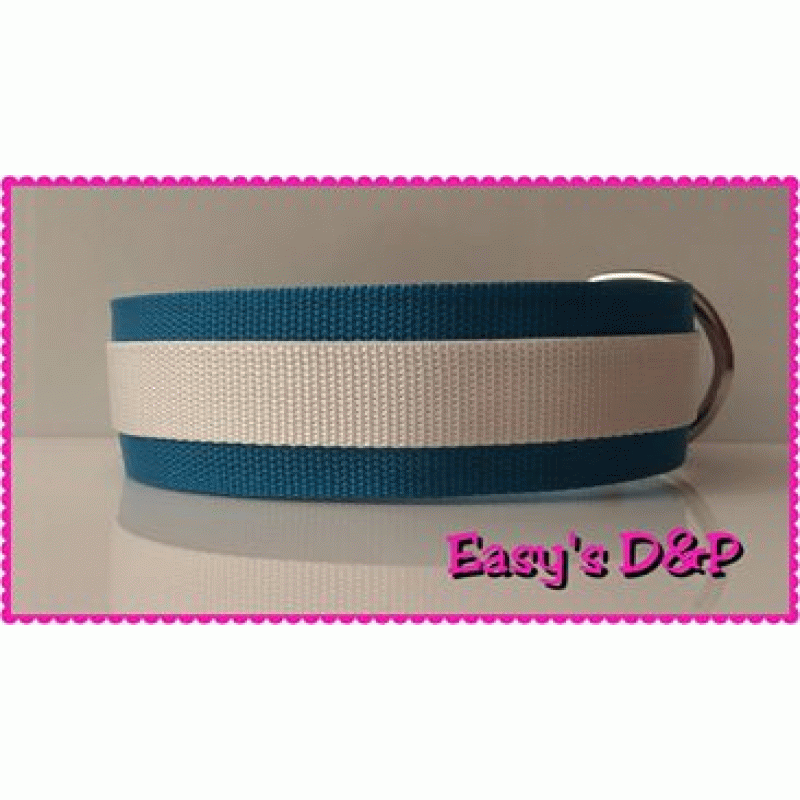 Turquoise met wit hb