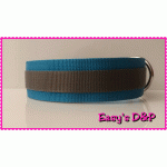 Turquoise met grijs hb