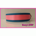Turquoise met neon roze hb