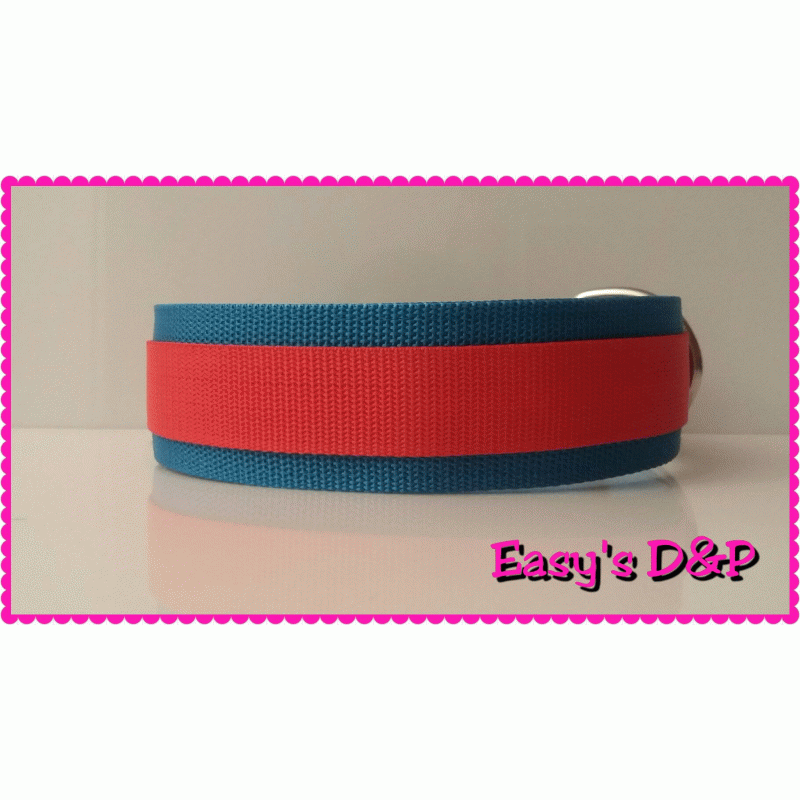 Turquoise met rood hb