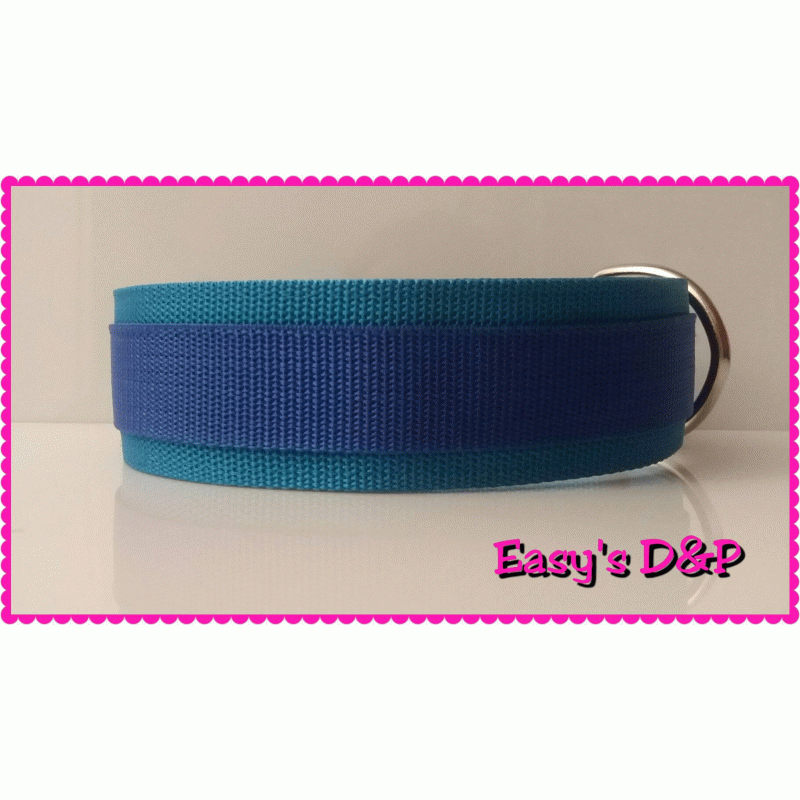 Turquoise met kobalt blauw hb