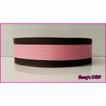 Bruin met baby roze halsband 
