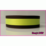 Bruin met neon geel hb