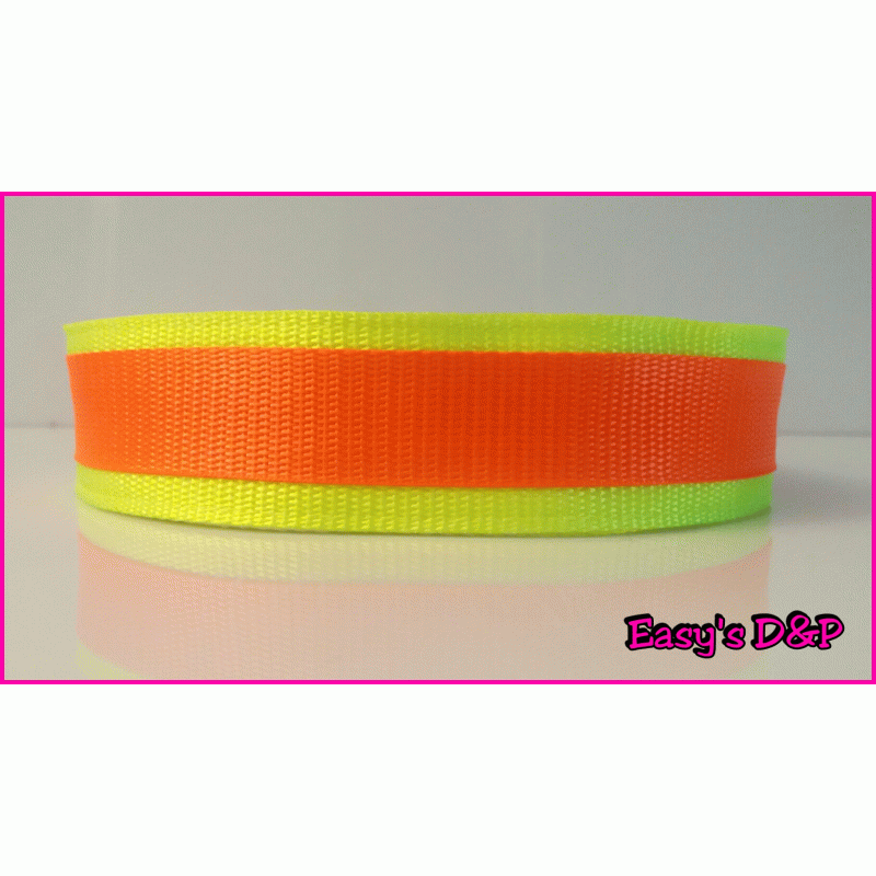 Neon geel met neon oranje hb