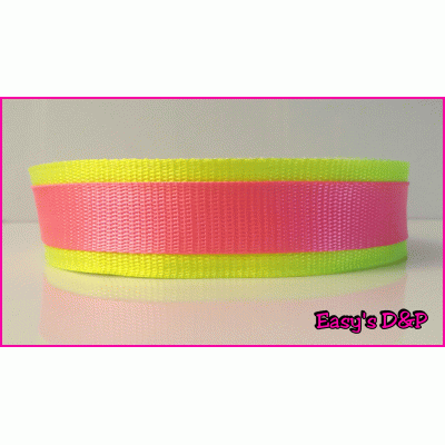 Neon geel met neon roze hb