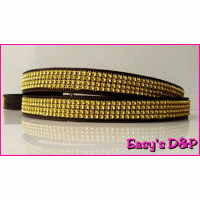 Bruin met bling goud hb