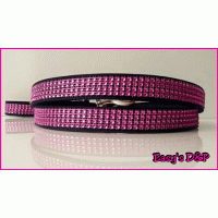 Donker blauw met bling fuchsia hb