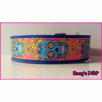 Skull roze gele bloem kleur keus hb