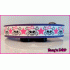 Neon roze doodskop ster 2.5cm hb