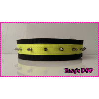 Donker blauw met neon geel H.B