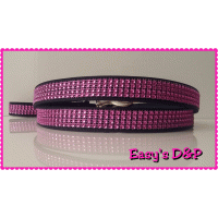 Bling donker blauw roze 2.5 cm hb 