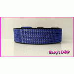 Bling zwart met blauw 2.5 cm hb 
