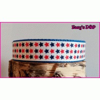Sterren blauw en rood 2.5 cm hb